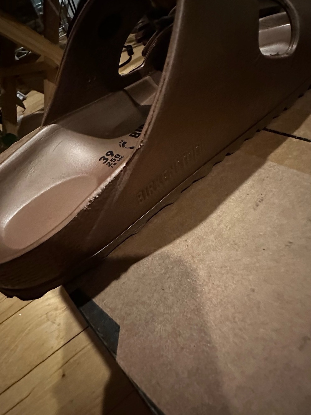 Birkenstock Brown Arizona-style Double Strap EVA Sandals - Picture 9 of 14